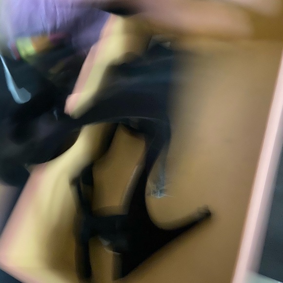 Acne studios black suede heels - Picture 4 of 7